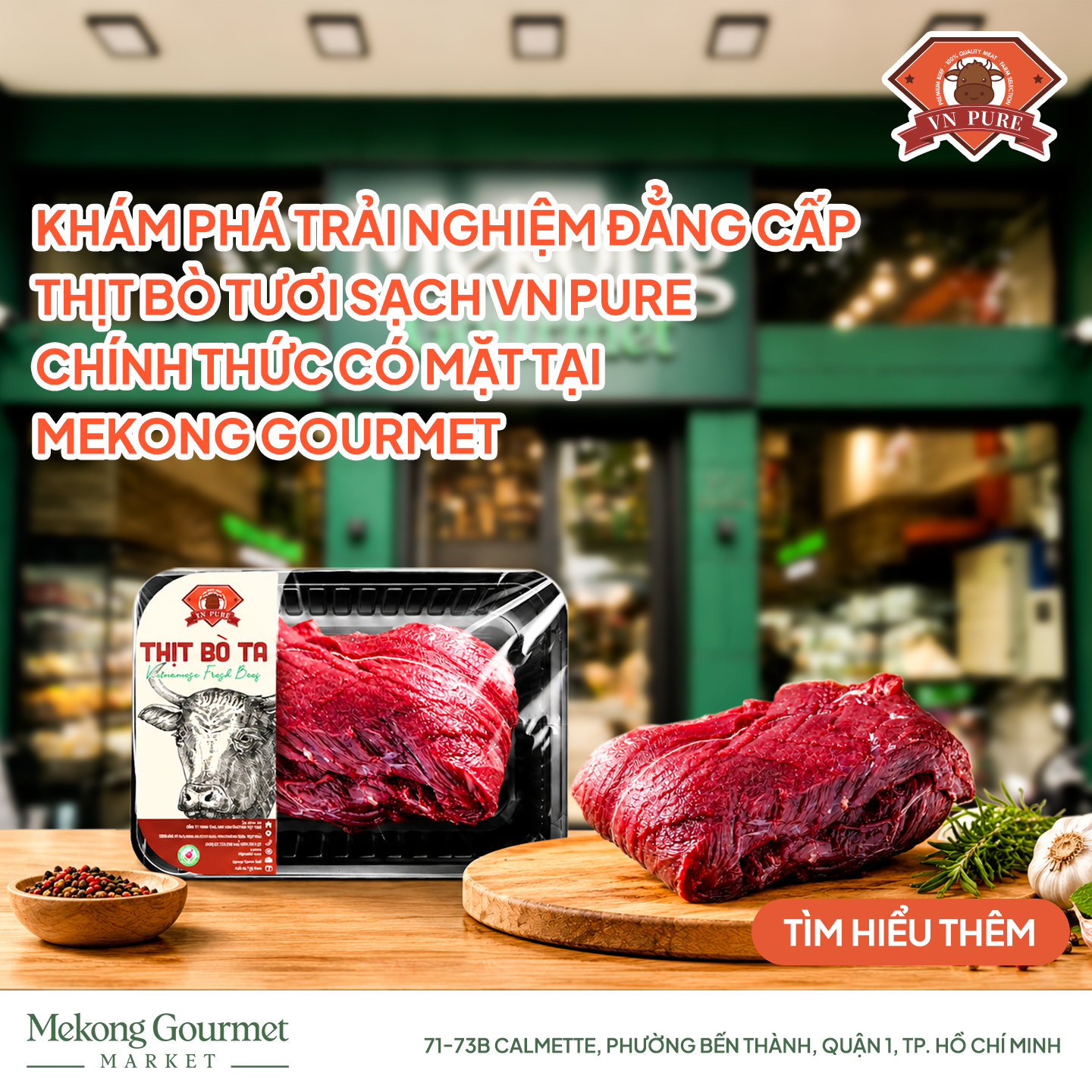 Mua Thịt Bò Sạch VN Pure Ở Đâu? Nhà Cung Cấp Sỉ Thịt Bò HORECA Uy Tín