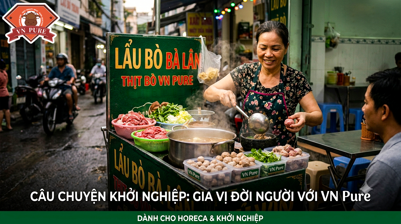 Câu Chuyện Khởi Nghiệp Lẩu Bò Đuôi Toa Với Bò Viên VN Pure | Fully Win